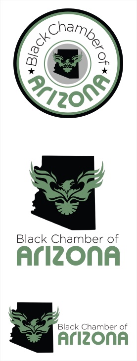 Black Chamber of Arizona logo suite